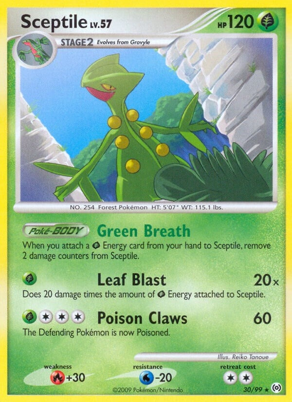 Image for Sceptile (30) (Arceus) (30/99) - Pokemon