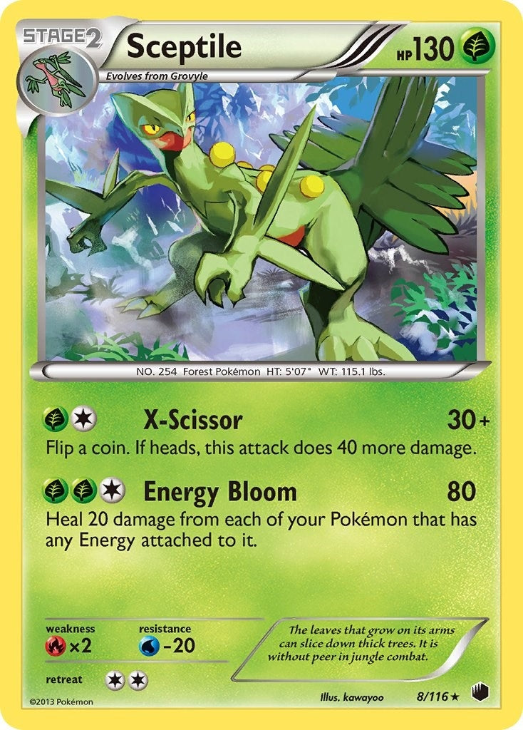 Image for Sceptile (Plasma Freeze) (8/116) - Pokemon