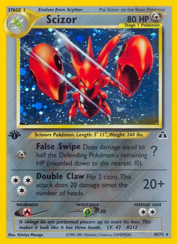 Image for Scizor (10) (Neo Discovery) (10/75) - Pokemon