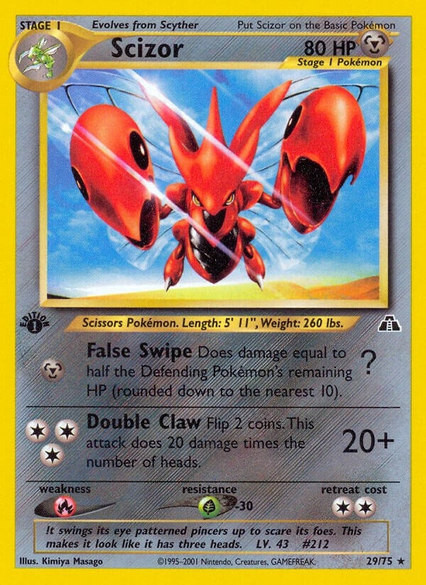 Image for Scizor (29) (Neo Discovery) (29/75) - Pokemon