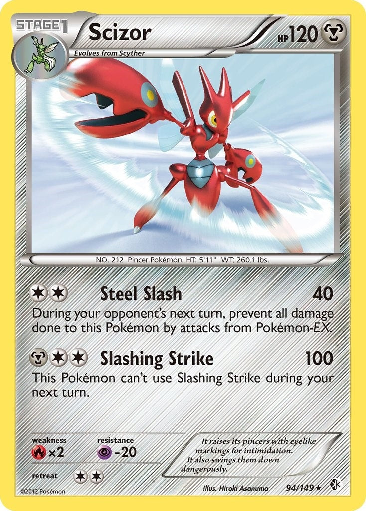Image for Scizor (Boundaries Crossed) (94/149) - Pokemon