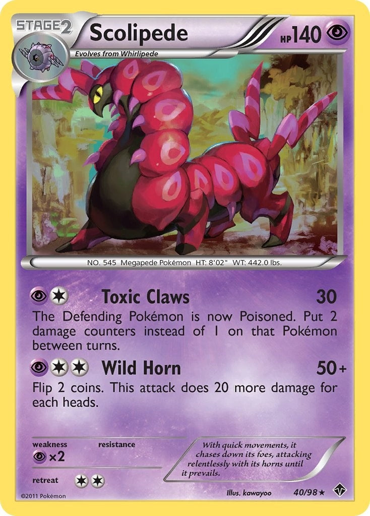 Image for Scolipede (Emerging Powers) (40/98) - Pokemon