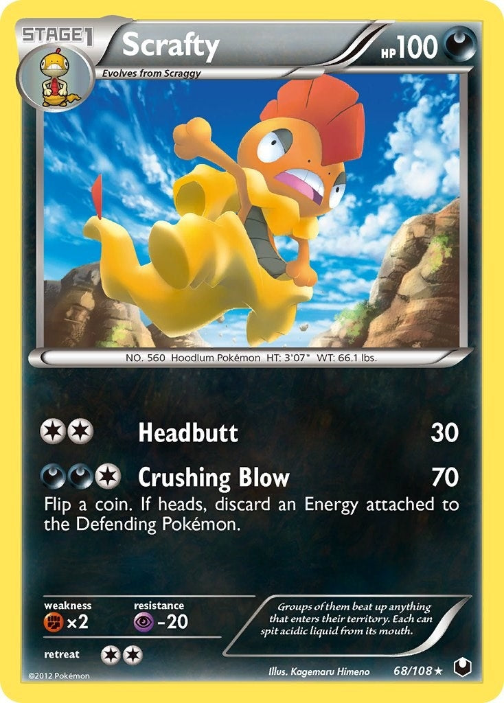 Image for Scrafty (Dark Explorers) (68/108) - Pokemon