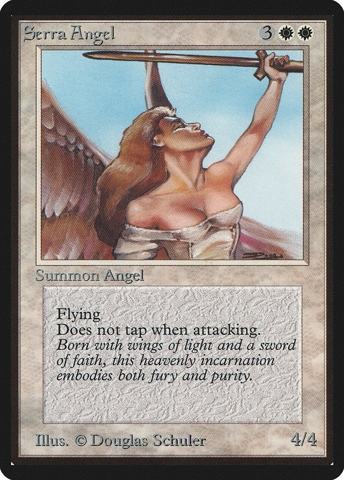 Image for Serra Angel (Beta Edition) - Magic: The Gathering