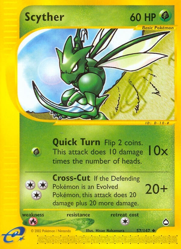 Image for Scyther (57) (Aquapolis) (057/147) - Pokemon