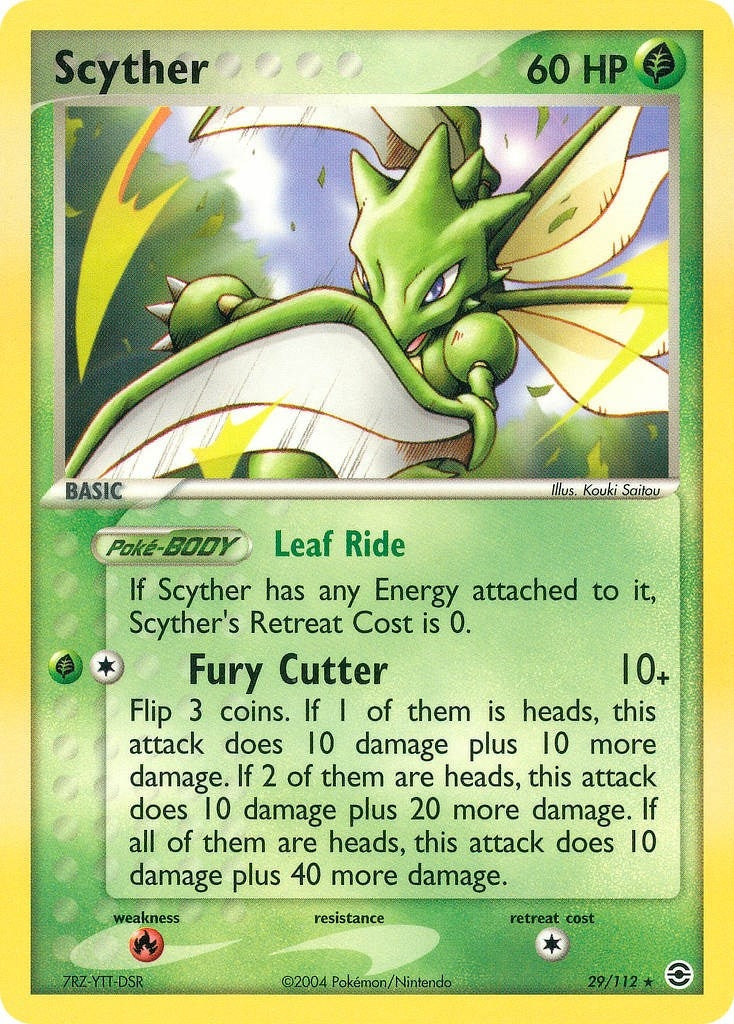Image for Scyther (FireRed & LeafGreen) (29/112) - Pokemon