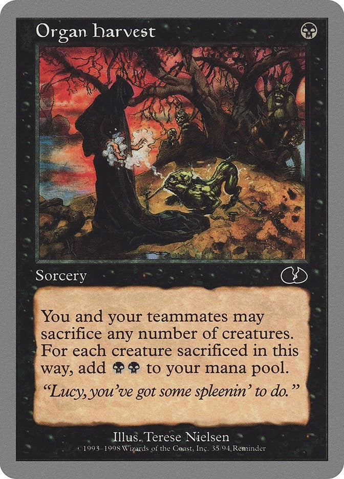 Image for Organ Harvest (Unglued) (35) - Magic: The Gathering