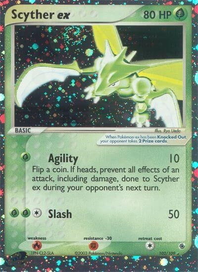Image for Scyther ex (Ruby and Sapphire) (102/109) - Pokemon