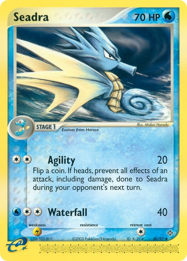 Image for Seadra (Dragon) (40/97) - Pokemon