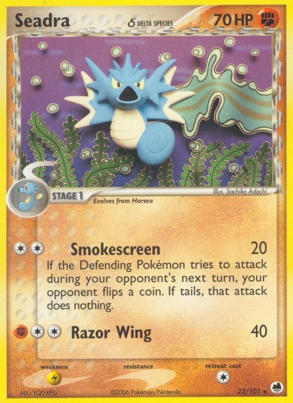 Image for Seadra - 022/101 (Delta Species) (Dragon Frontiers) (22/101) - Pokemon