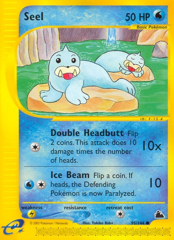 Image for Seel (95) (Skyridge) (095/144) - Pokemon