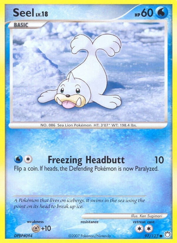 Image for Seel (Mysterious Treasures) (97/123) - Pokemon