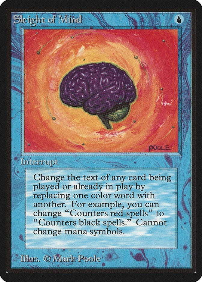 Image for Sleight of Mind (Beta Edition) - Magic: The Gathering