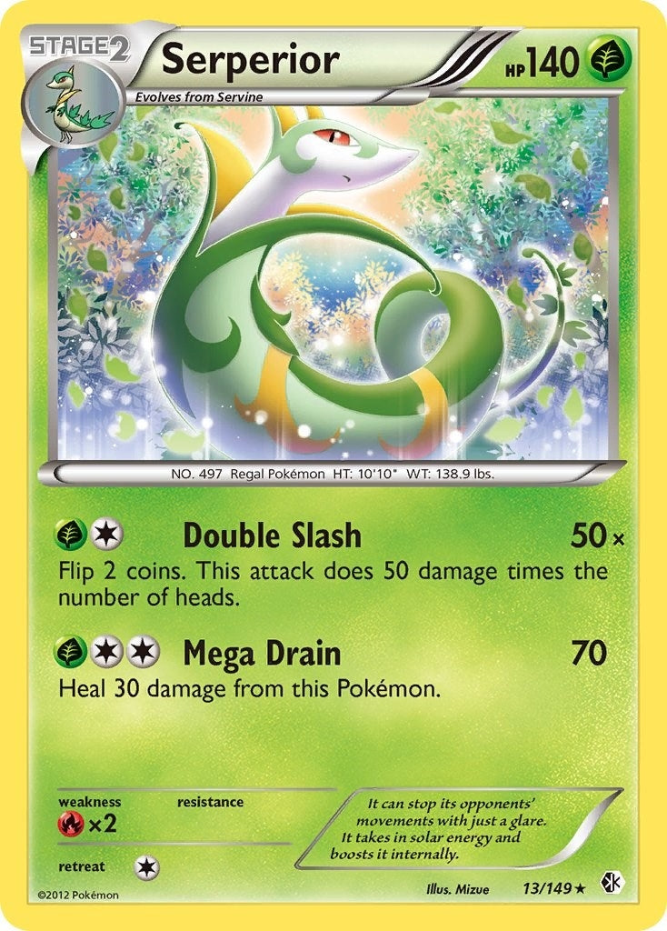 Image for Serperior (Boundaries Crossed) (13/149) - Pokemon