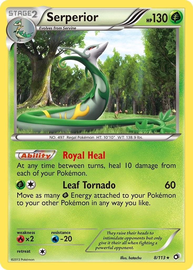 Image for Serperior (Legendary Treasures) (8/113) - Pokemon