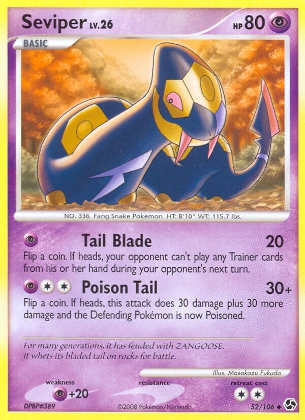 Image for Seviper (Great Encounters) (52/106) - Pokemon
