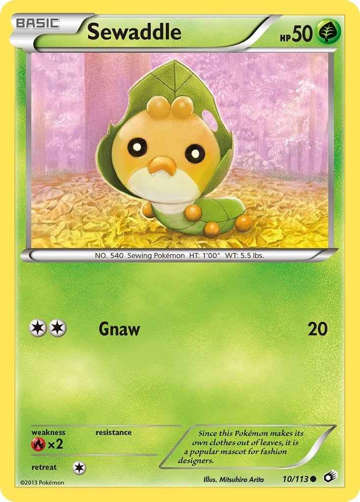 Image for Sewaddle (10) (Legendary Treasures) (10/113) - Pokemon