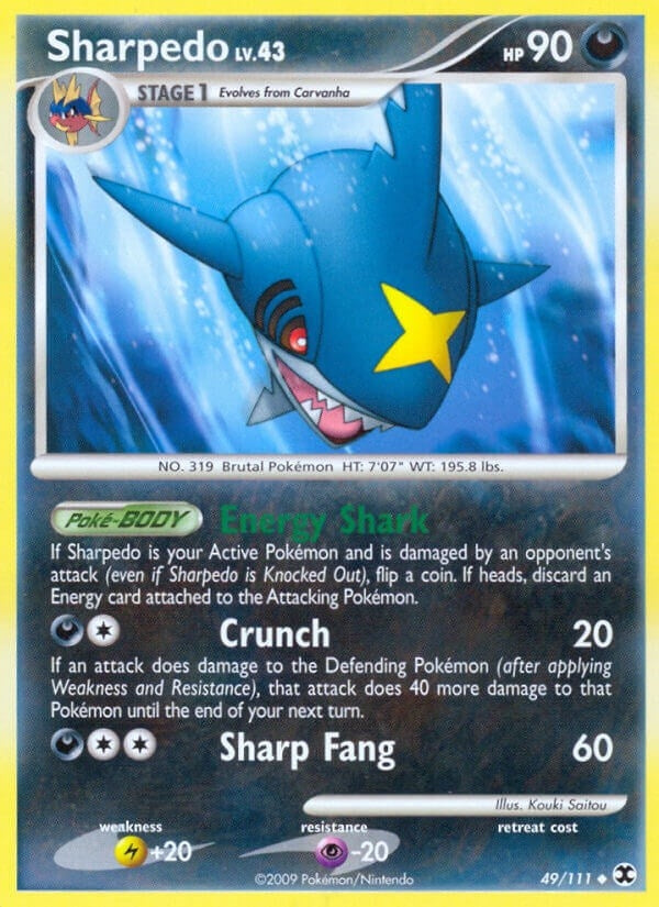 Image for Sharpedo (Rising Rivals) (49/111) - Pokemon