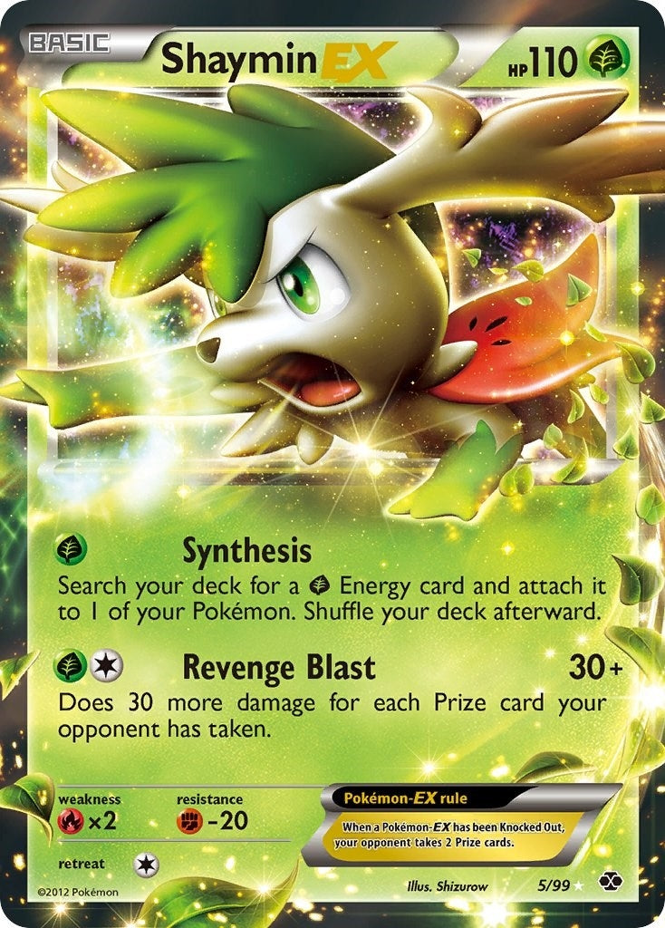 Image for Shaymin EX (Next Destinies) (5/99) - Pokemon