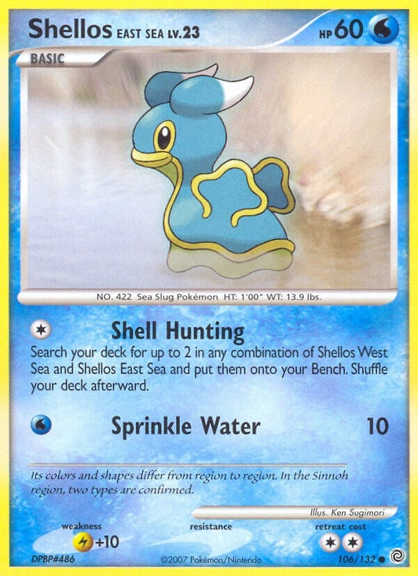 Image for Shellos East Sea (Secret Wonders) (106/132) - Pokemon