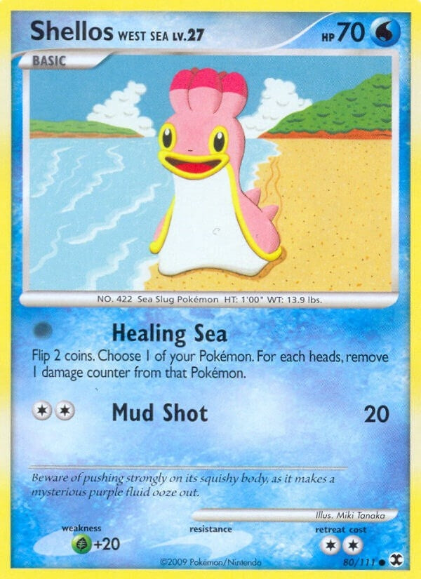 Image for Shellos West Sea (Rising Rivals) (80/111) - Pokemon