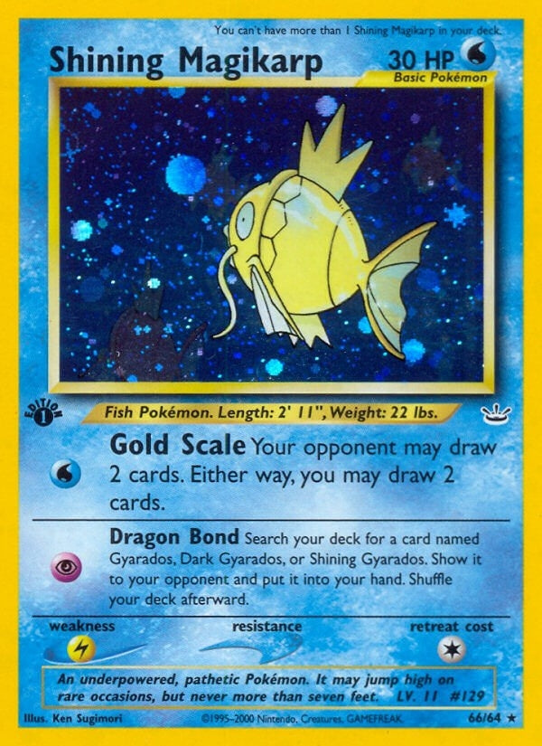Image for Shining Magikarp (Neo Revelation) (66/64) - Pokemon
