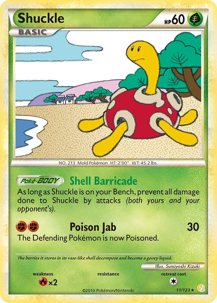 Image for Shuckle (HeartGold SoulSilver) (11/123) - Pokemon