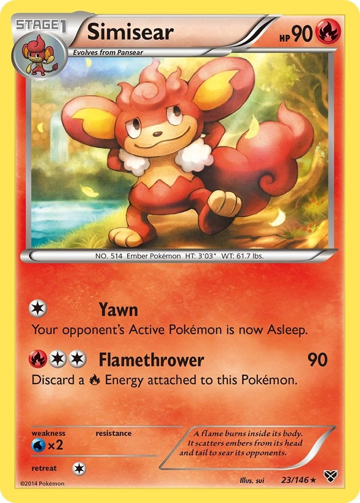 Image for Simisear (XY Base Set) (23/146) - Pokemon