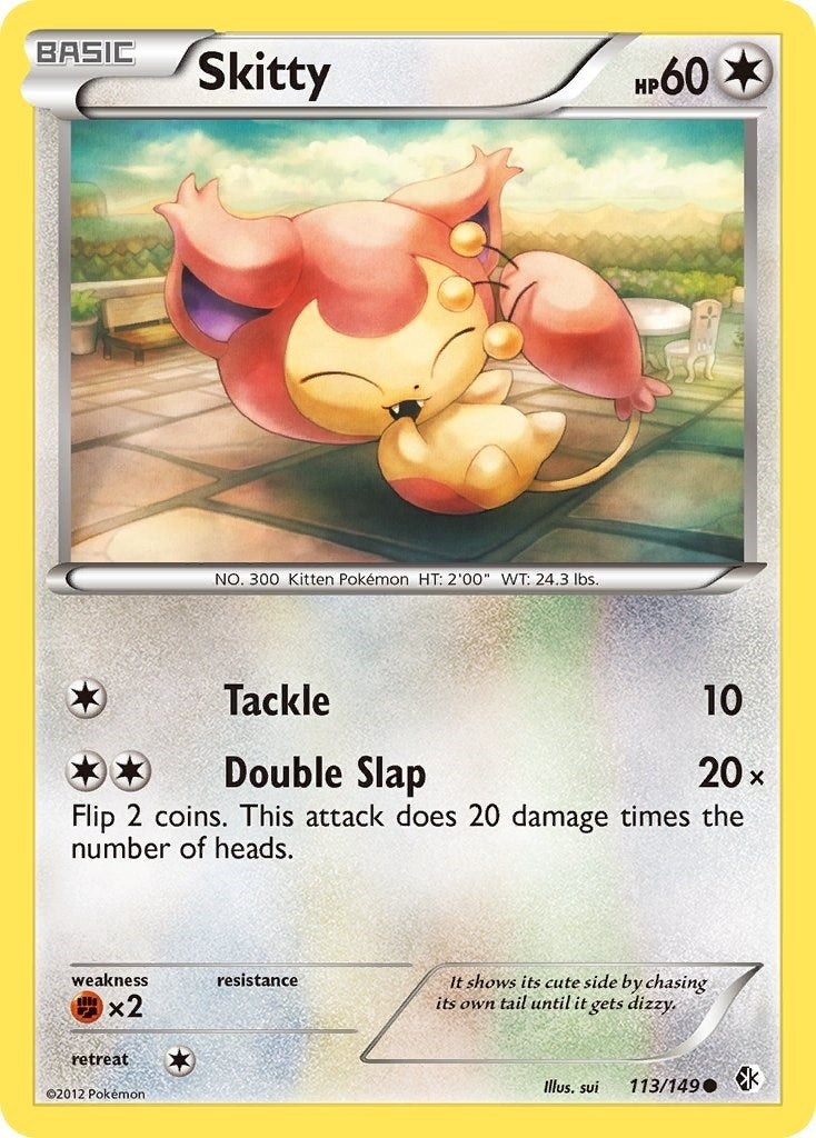 Image for Skitty (Boundaries Crossed) (113/149) - Pokemon
