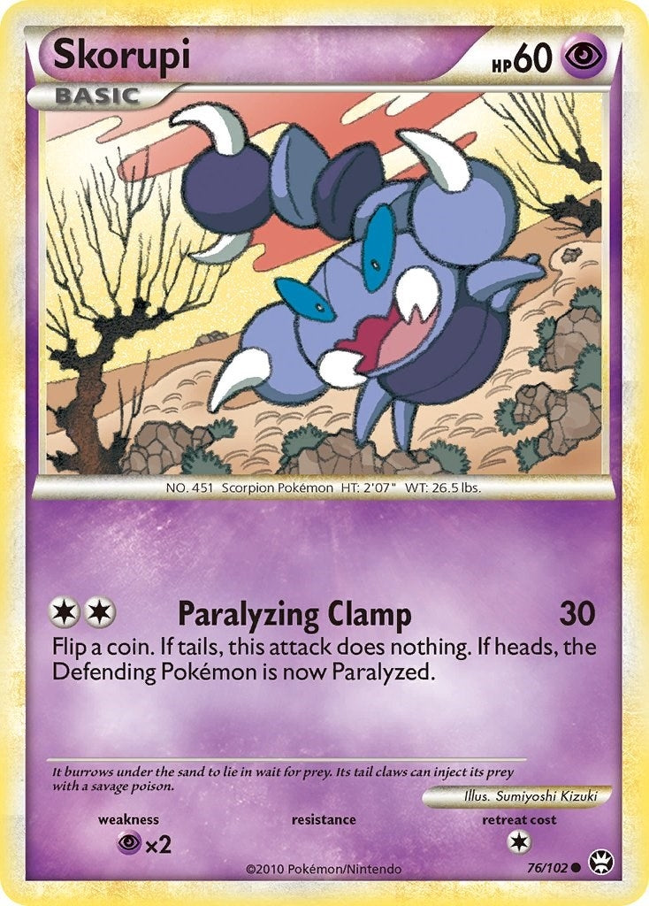 Image for Skorupi (Triumphant) (76/102) - Pokemon