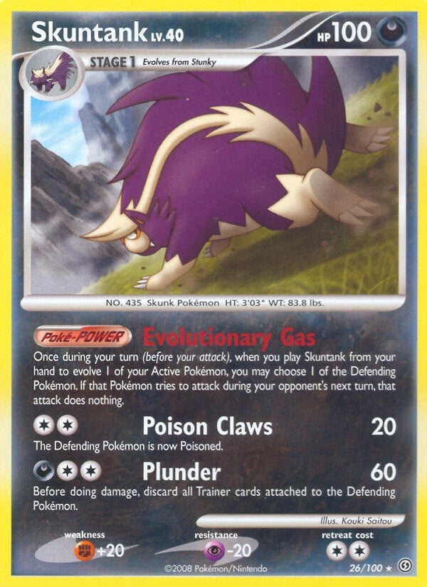 Image for Skuntank (Stormfront) (26/100) - Pokemon
