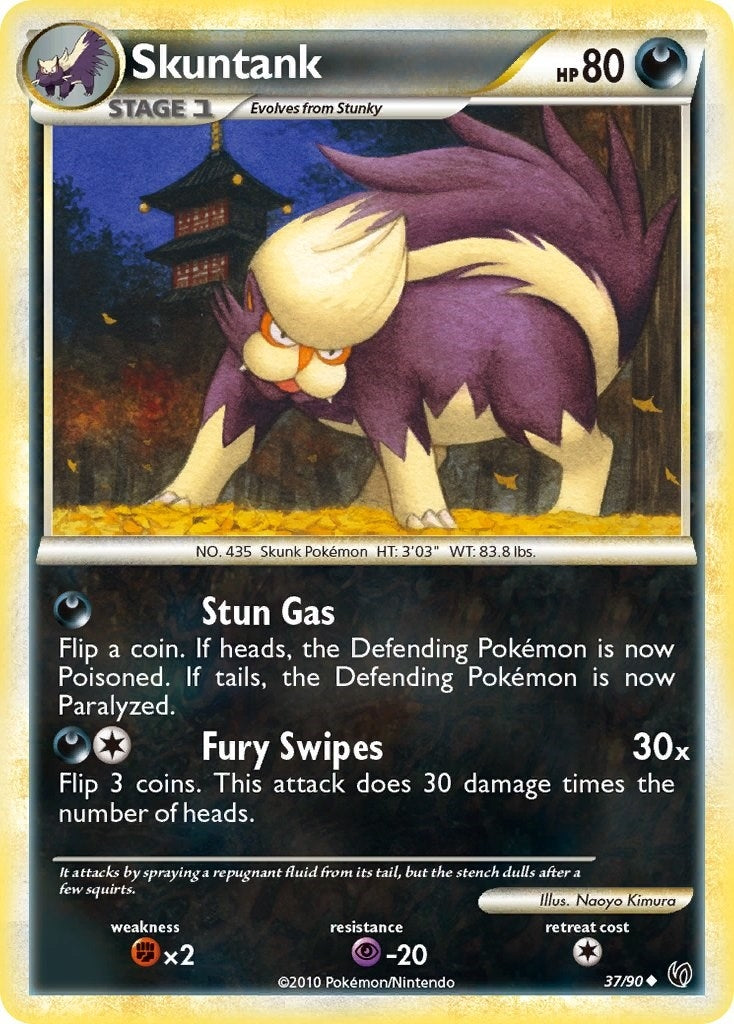 Image for Skuntank (Undaunted) (37/90) - Pokemon