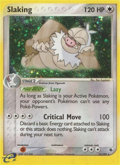 Image for Slaking (Ruby and Sapphire) (12/109) - Pokemon