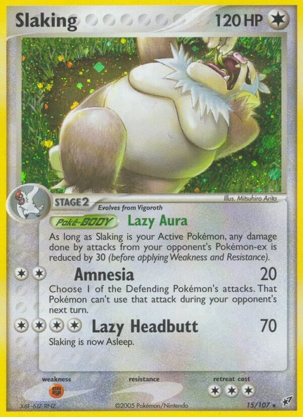 Image for Slaking (Deoxys) (15/107) - Pokemon