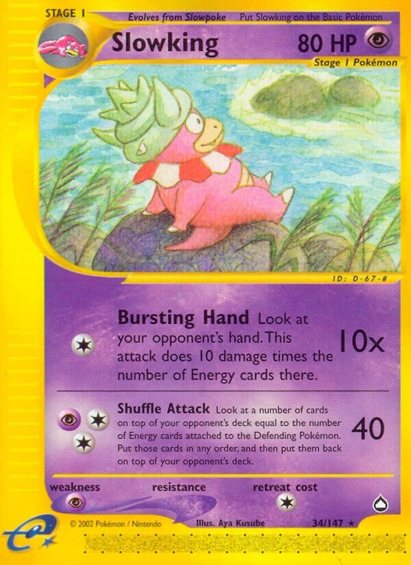 Image for Slowking (Aquapolis) (034/147) - Pokemon