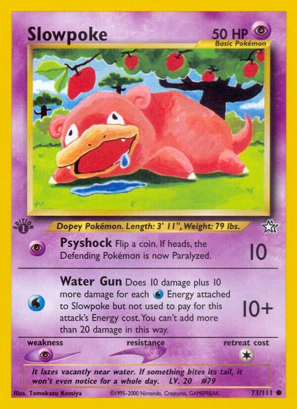 Image for Slowpoke (Neo Genesis) (073/111) - Pokemon