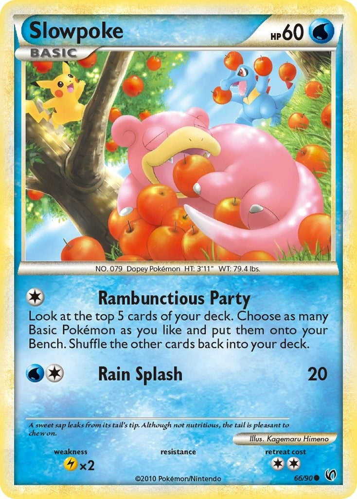 Image for Slowpoke (Undaunted) (66/90) - Pokemon