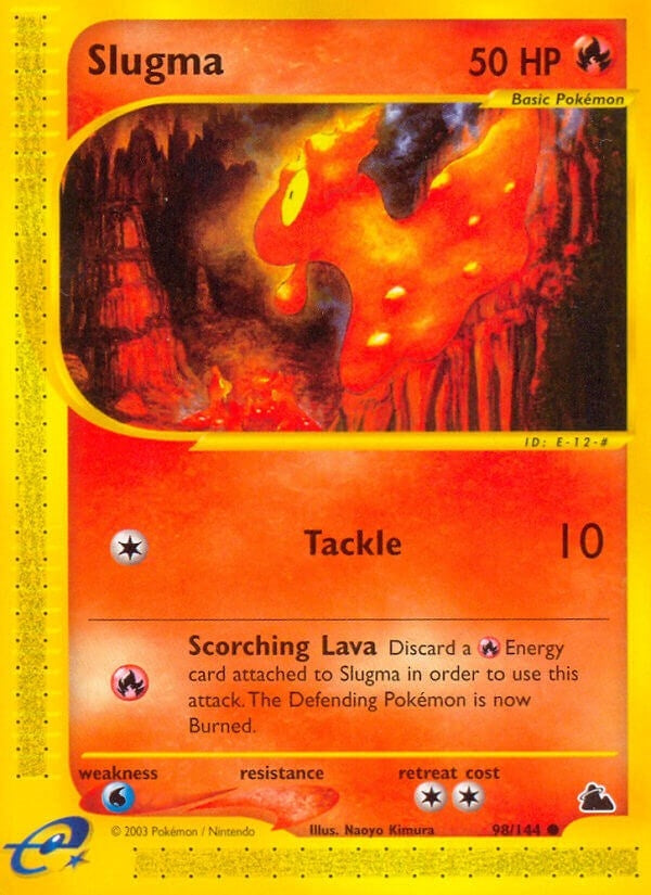 Image for Slugma (98) (Skyridge) (098/144) - Pokemon