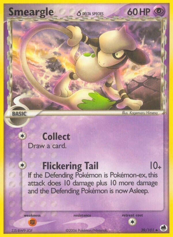 Image for Smeargle (Delta Species) (Dragon Frontiers) (39/101) - Pokemon