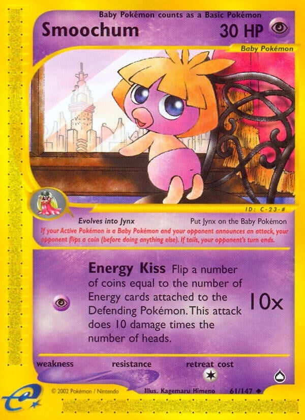 Image for Smoochum (Aquapolis) (061/147) - Pokemon