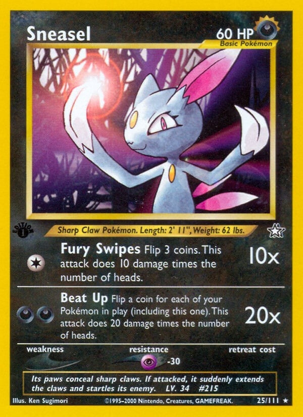 Image for Sneasel (Neo Genesis) (025/111) - Pokemon