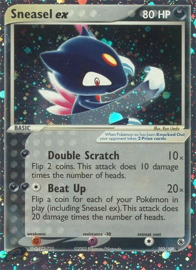 Image for Sneasel ex (Ruby and Sapphire) (103/109) - Pokemon