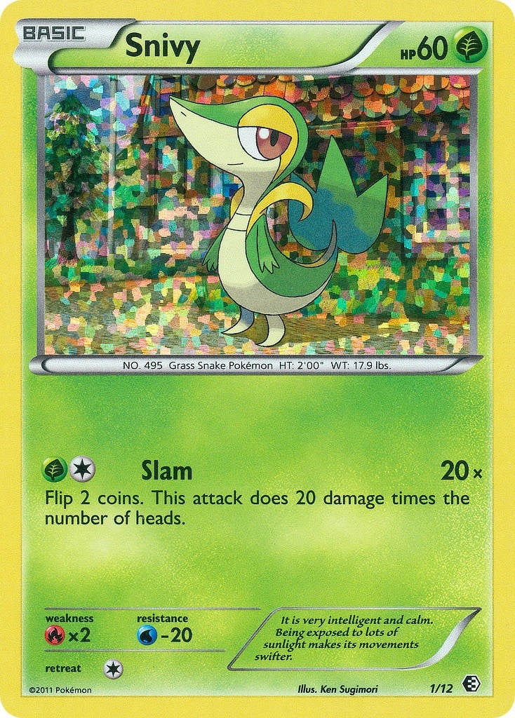 Image for Snivy (McDonald's Promos 2011) (001/012) - Pokemon
