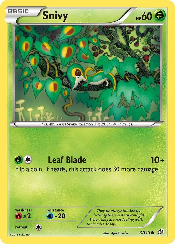 Image for Snivy (Legendary Treasures) (6/113) - Pokemon