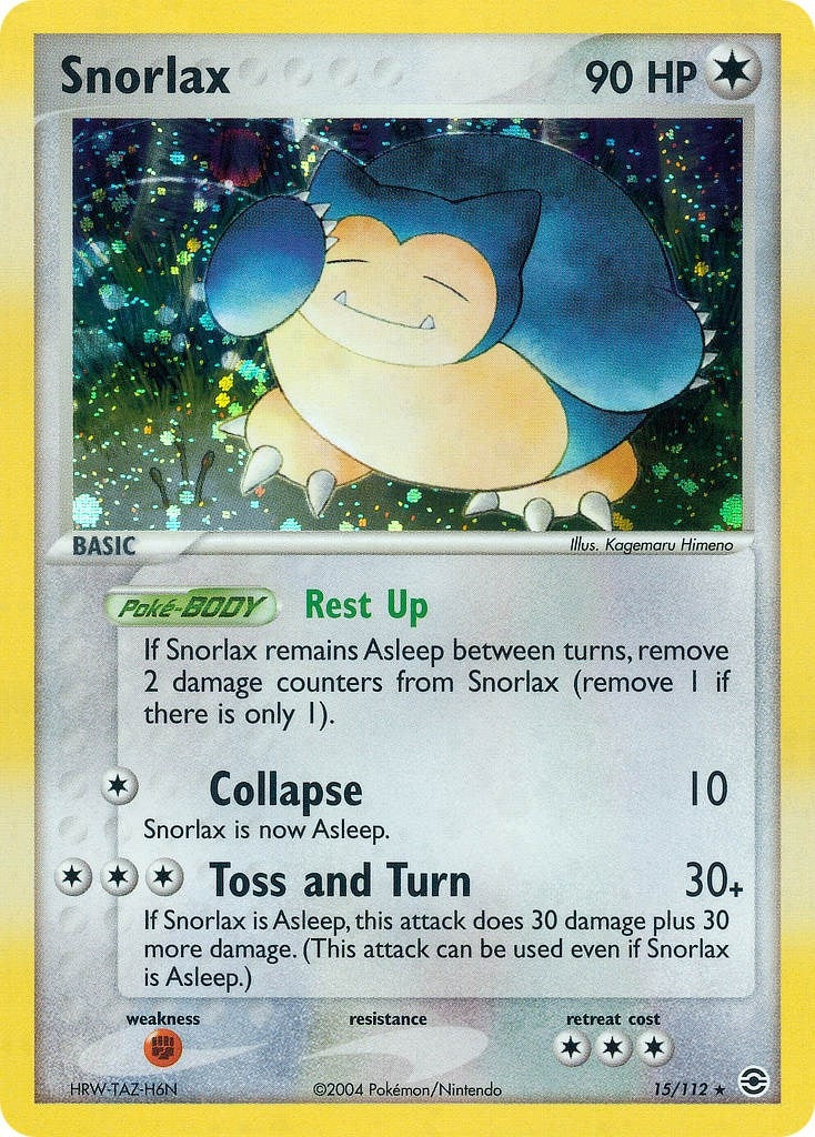 Image for Snorlax (FireRed & LeafGreen) (15/112) - Pokemon