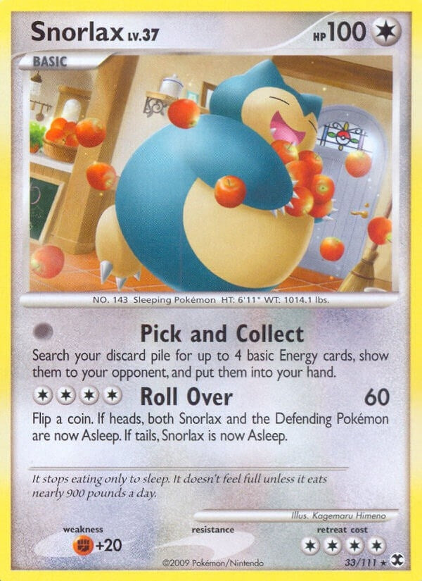 Image for Snorlax (33) (Rising Rivals) (33/111) - Pokemon