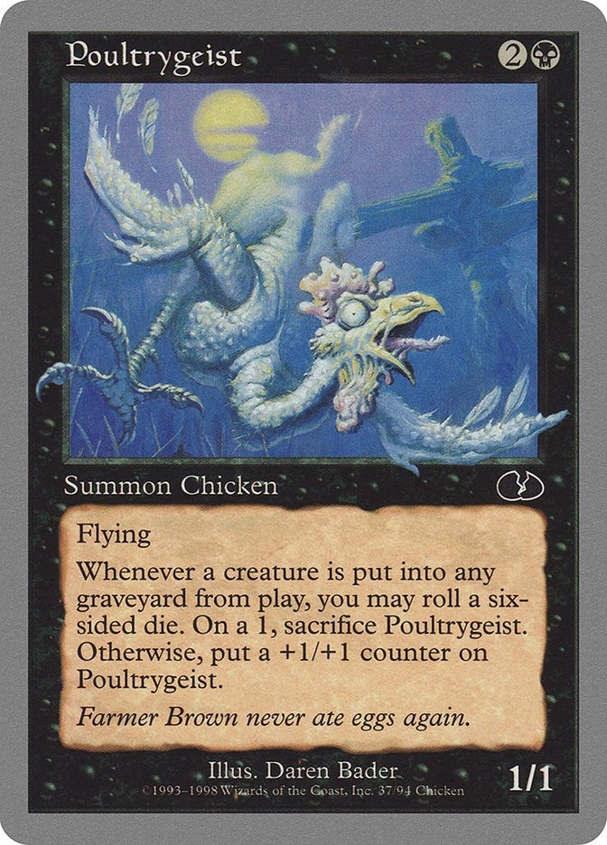 Image for Poultrygeist (Unglued) (37) - Magic: The Gathering