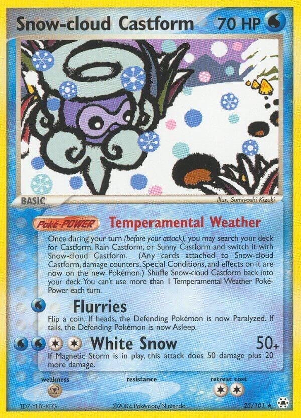 Image for Snow-cloud Castform (Hidden Legends) (25/101) - Pokemon