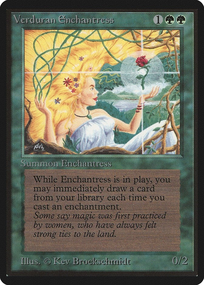 Image for Verduran Enchantress (Beta Edition) - Magic: The Gathering