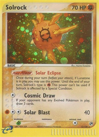 Image for Solrock (Sandstorm) (13/100) - Pokemon